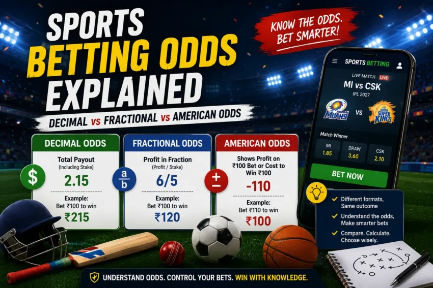 sports betting odds explained